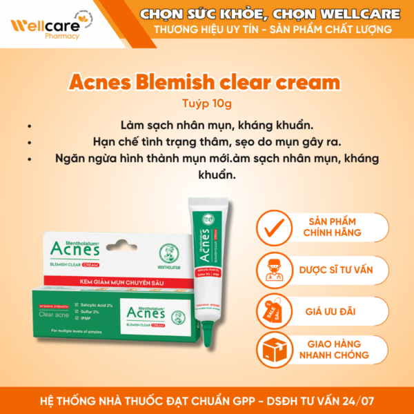 Acnes Blemish clear cream