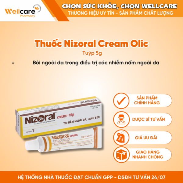 Thuoc Nizoral Cream Olic