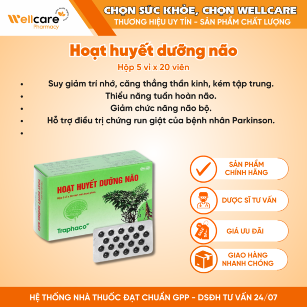 Hoạt huyết dưỡng não