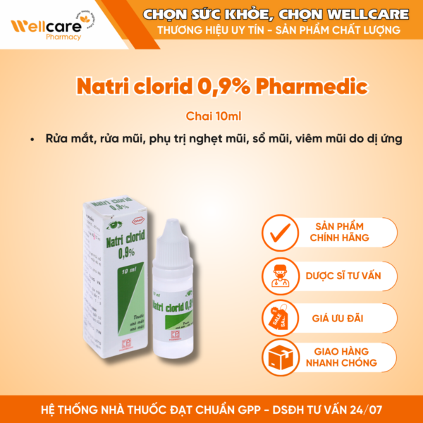 Natri clorid 09 Pharmedic