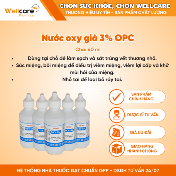 Nước oxy già 3% OPC