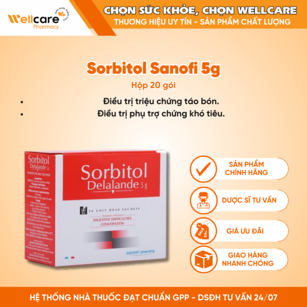 Sorbitol Sanofi 5g