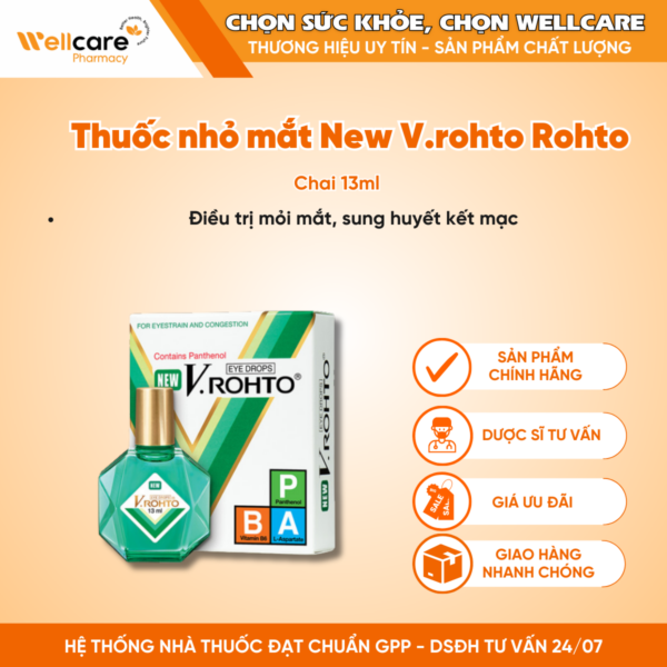 Thuoc nho mat New V.rohto Rohto