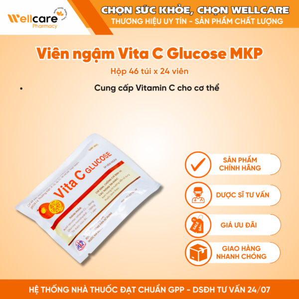 Vien ngam Vita C Glucose MKP