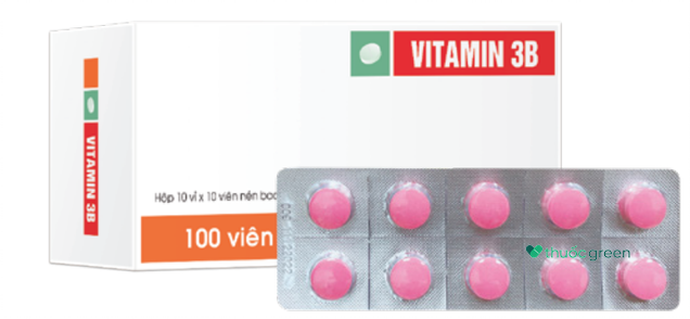 Viên uống Vitamin 3B TV.PHARM – Giúp bổ sung nhóm vitamin B cho cơ thể (Hộp 10 vỉ x 10 viên)