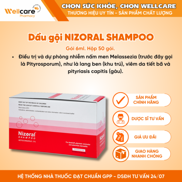 Dầu gội NIZORAL SHAMPOO