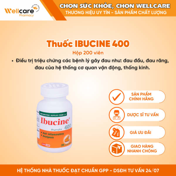 Thuốc IBUCINE 400