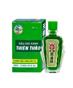 Dầu gió xanh Thiên Thảo trị cảm, ho, nhức đầu, sổ mũi - Chai 12ml