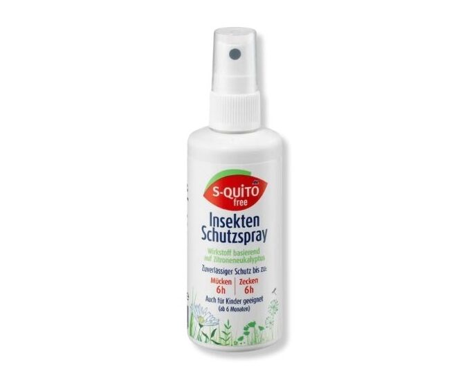 Xịt xua muỗi Baby S-quito Free thơm dịu, chống muỗi - Chai 100ml
