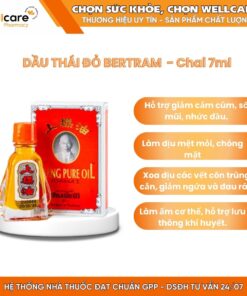 Công dụng dầu thái đỏ Bertram