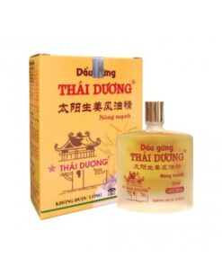 Dầu gừng Thái Dương trị nhức mõi, cảm, đau thần kinh vai gáy- Lọ 24ml