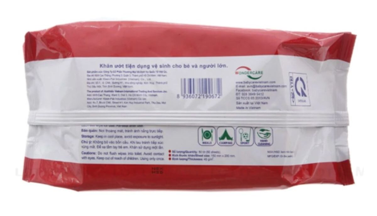 Bảo quản khăn ướt Baby Care