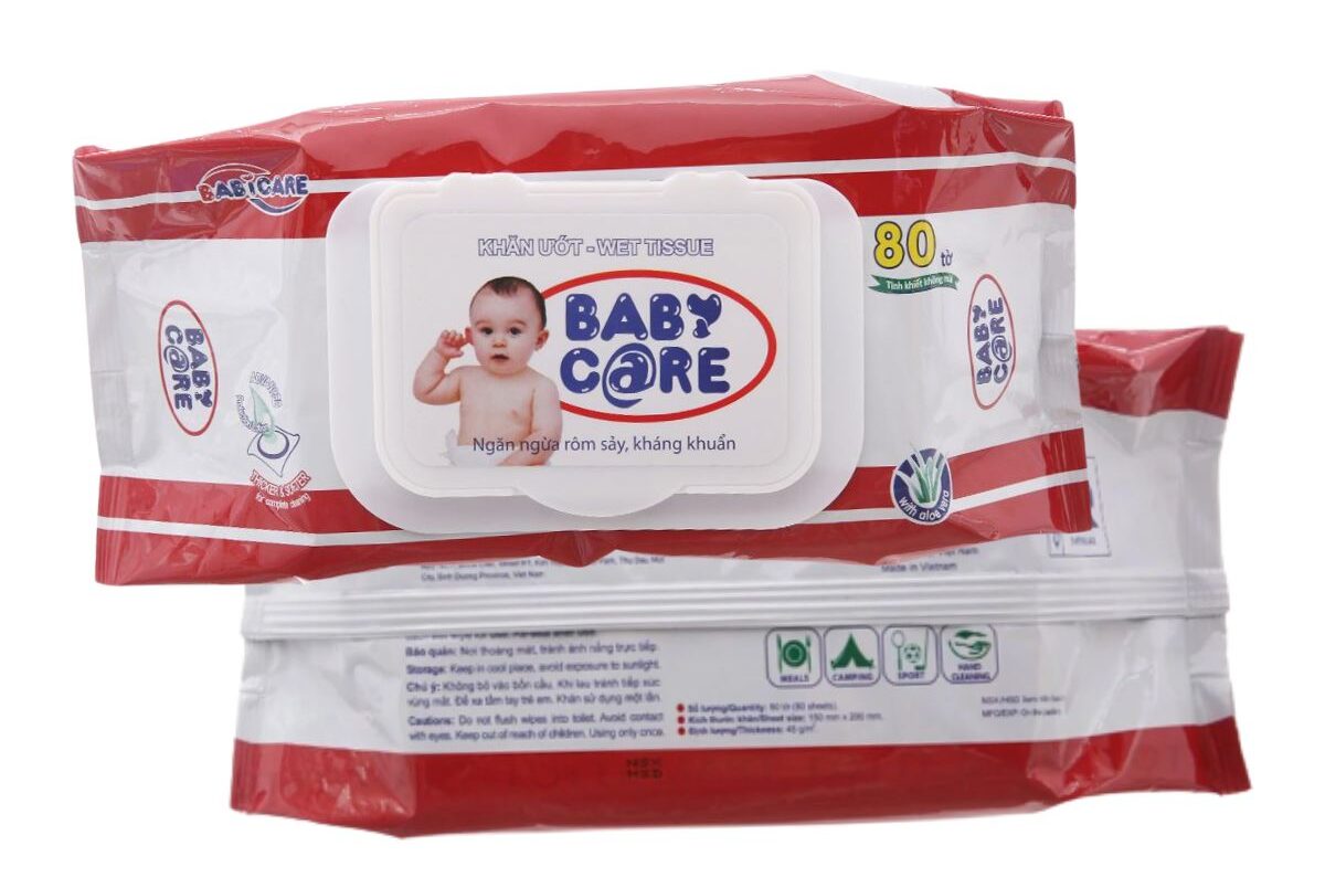 Tác dụng phụ khăn ướt Baby Care
