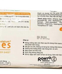 Cách dùng Khăn Tẩy Trang Acnes 20 Miếng Make Up Remover Sheet