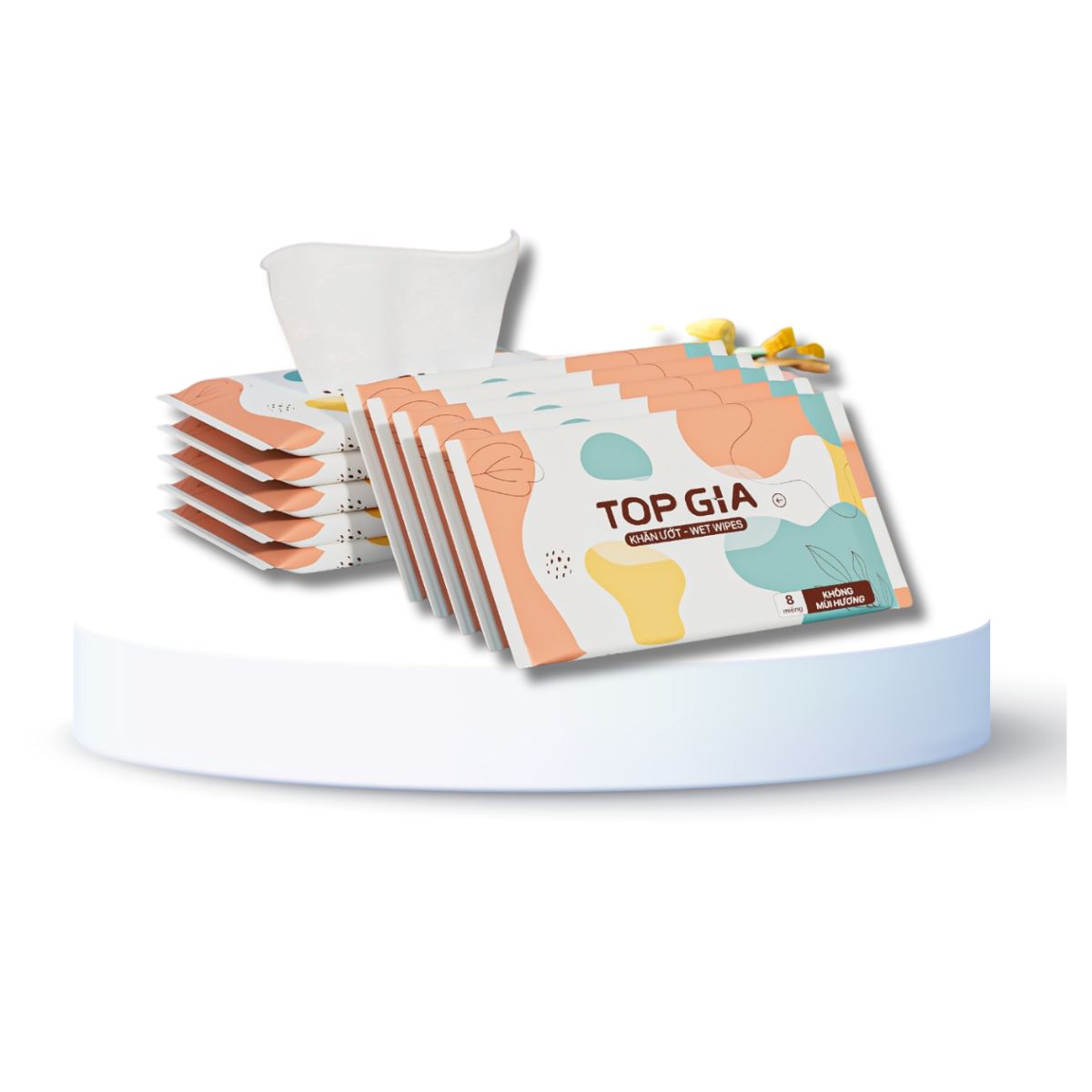 Cách dùng khăn uớt Top Gia mini