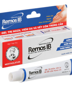 Gel Remos Thuốc bôi trị ngứa, Viêm da giảm sưng đỏ - Tuýp 10g