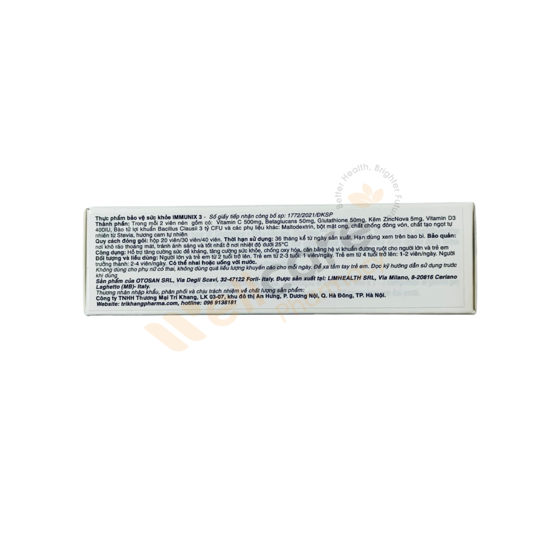 Otosan Immunix3 tăng cường hệ miễn dịch, hỗ trợ sức khỏe - Ảnh 6