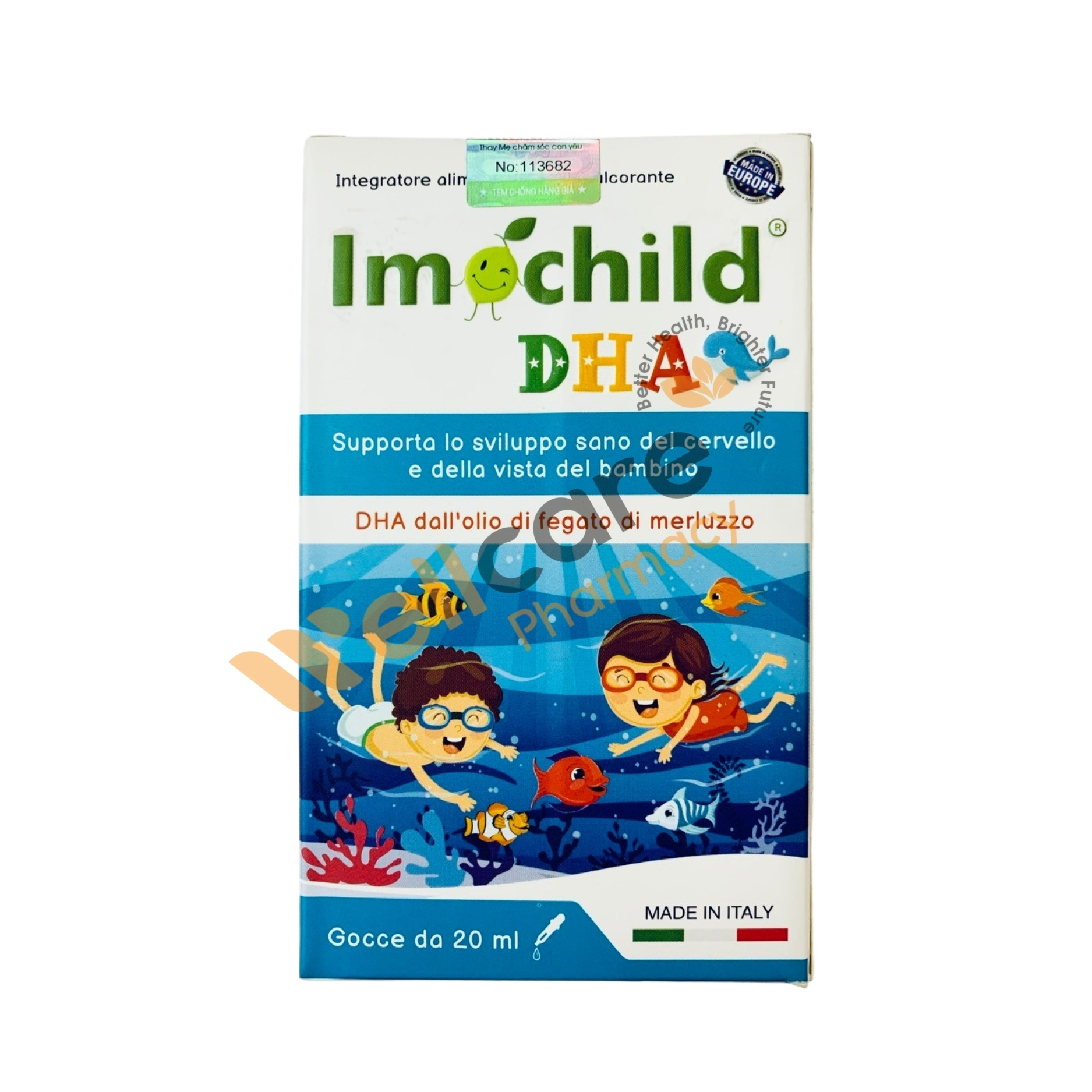 Imochild DHA - Hỗ trợ sự phát triển khỏe mạnh của não bộ và thị lực cho trẻ - Lọ 20ml - Ảnh 5