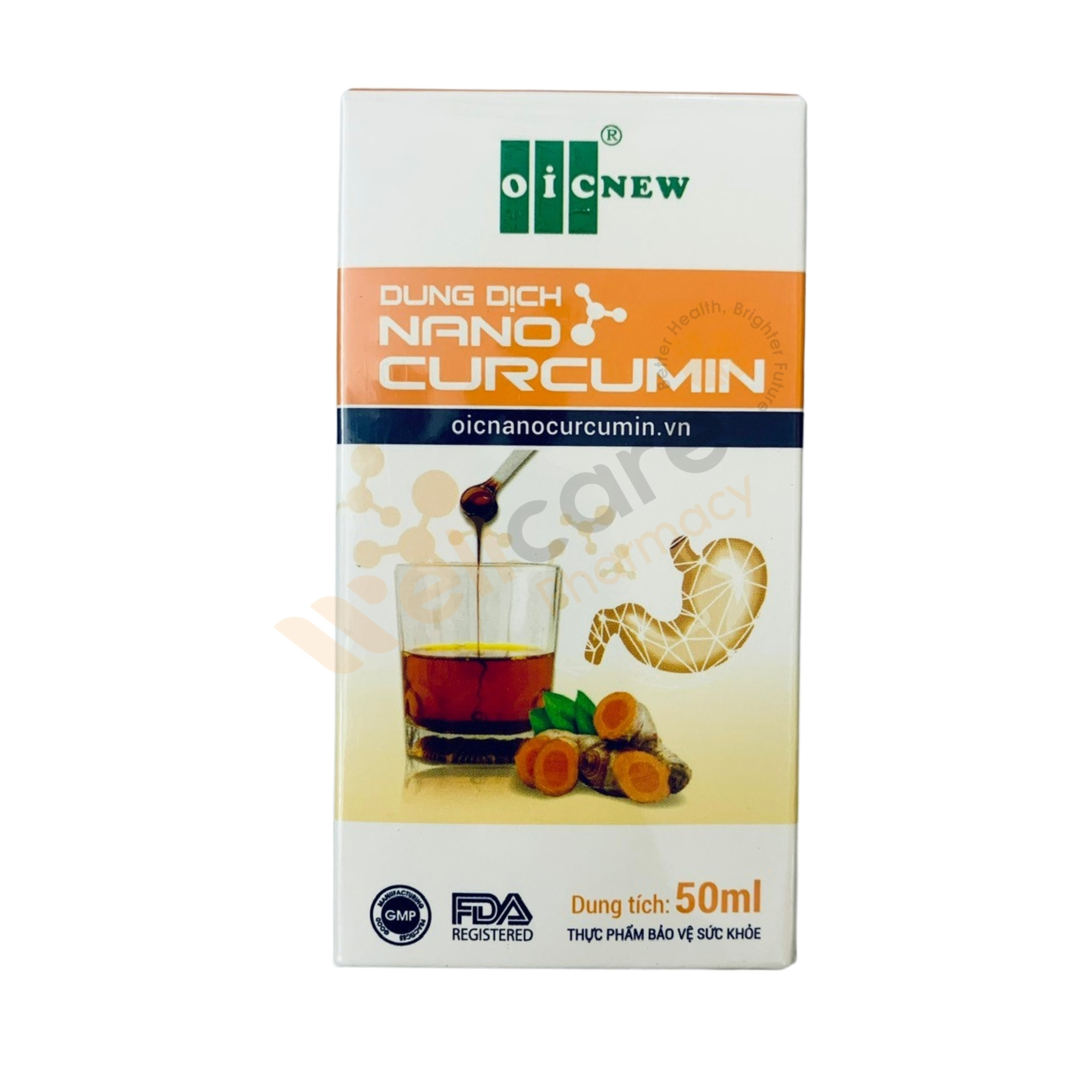 Nano Curcumin Wellcare – Hỗ trợ giảm acid dịch vị, giúp bảo vệ niêm mạc dạ dày-tá tràng (Lọ 50 ml) - Ảnh 2