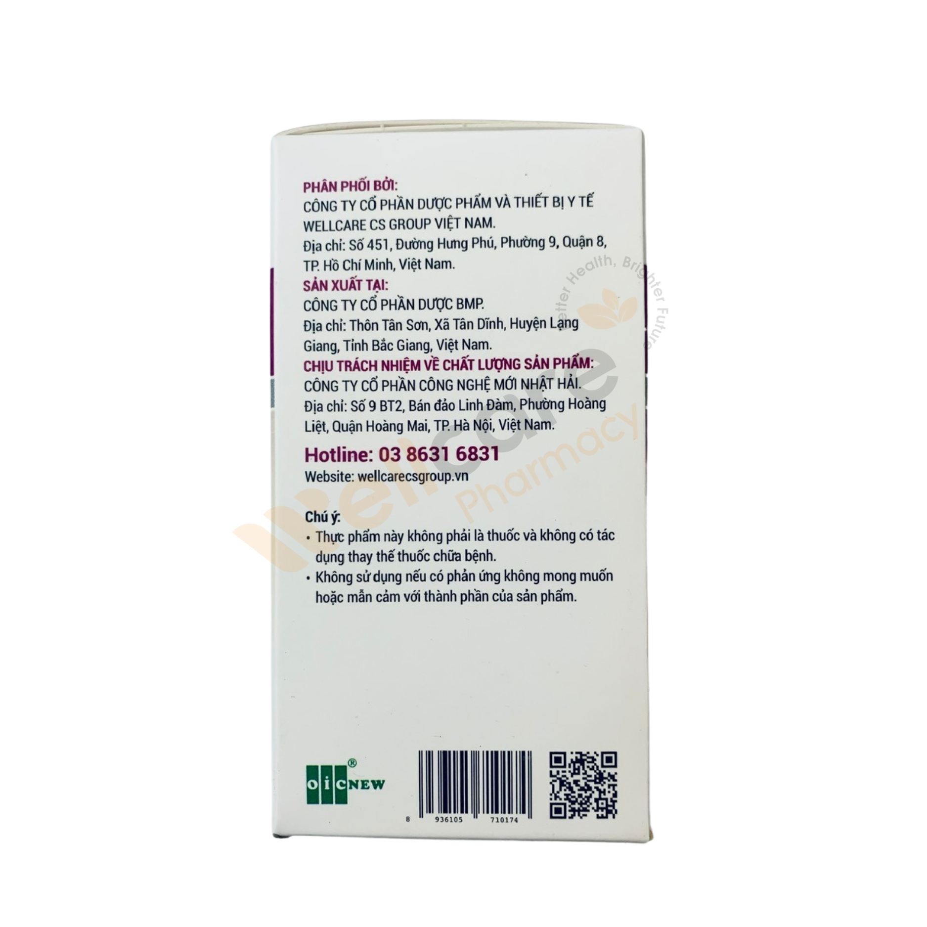 Nano Silymarin Wellcare – Hỗ trợ bảo vệ gan, tăng cường chức năng gan (Hộp 60 viên nang) - Ảnh 3