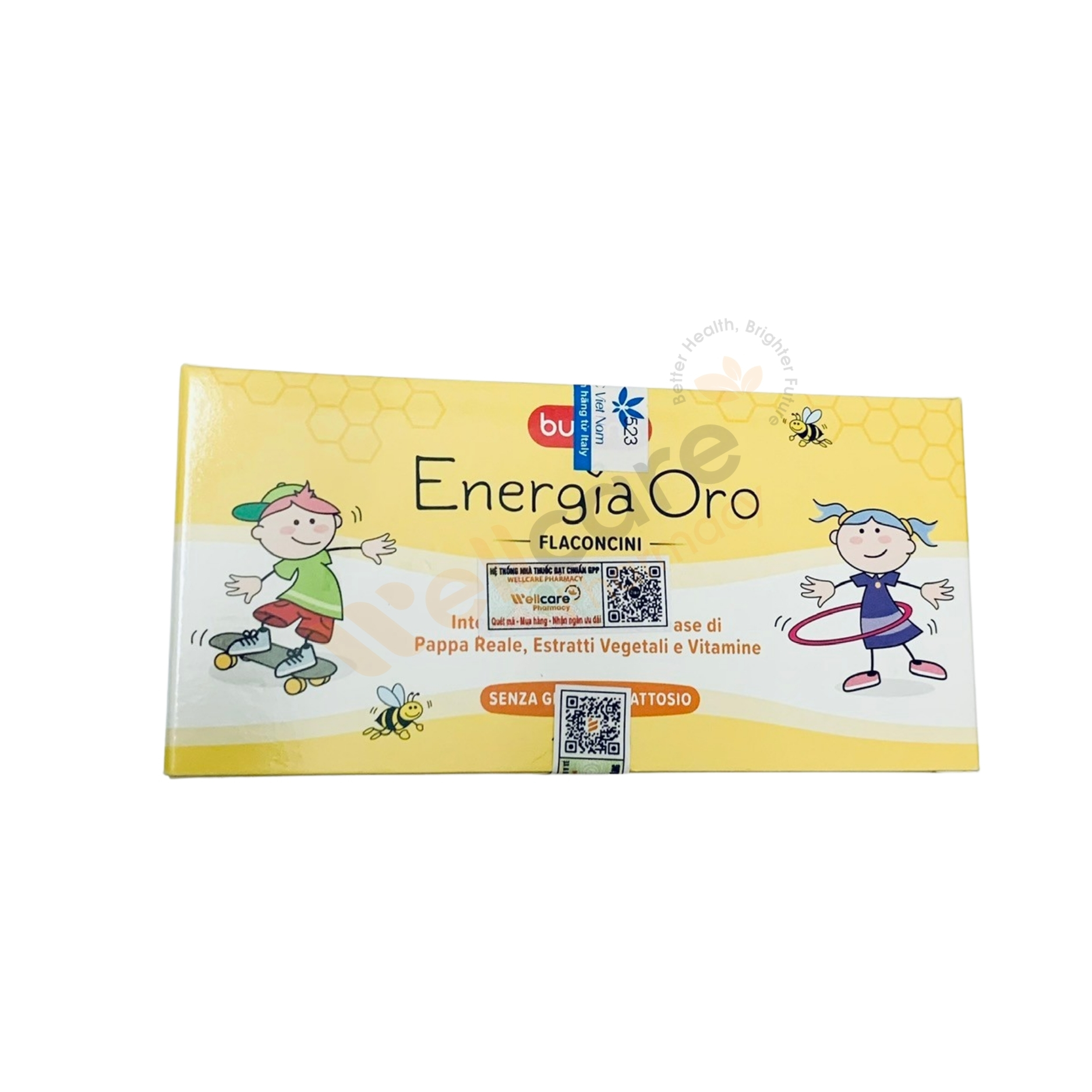 Siro ENERGIA ORO giúp trẻ ăn ngon, tăng sức đề kháng - Hộp 10 lọ - Ảnh 5