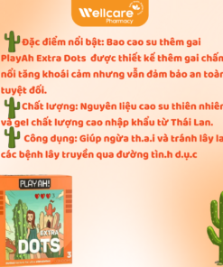Bao cao su PlayAh Gân Gai Extra Dots