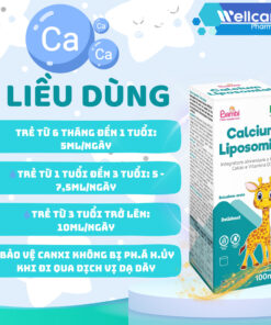 Cách dùng Calcium Liposomial