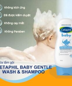 Công dụng sữa tắm gội Cetaphil Baby Gentle Wash & Shampoo