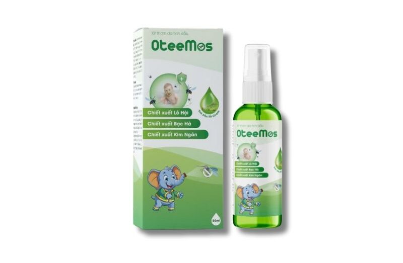 Xịt xua muỗi OteeMos cho bé thơm da, Giảm sưng ngứa - Chai 50ml