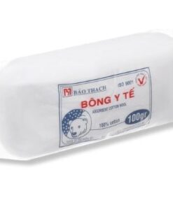 Bông gòn y tế sợi dài Bảo Thạch - Gói 100g