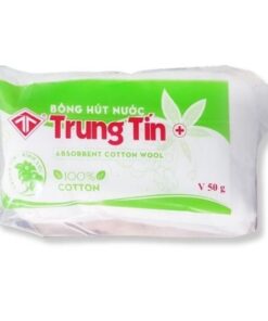 Bông y tế Trung Tín mềm mại, thấm hút tốt - Gói 50g