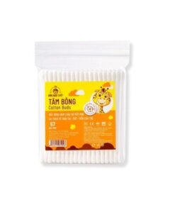 Tăm bông Bạch Tuyết trẻ em thân nhựa - Gói 57 que