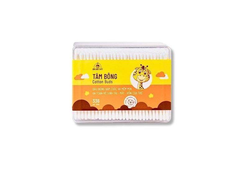 Tăm bông Bạch Tuyết vệ sinh tai cho trẻ - Hộp 336 que