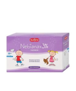 Dung dịch nhỏ mũi Nebianax 3% ưu trương giữ ẩm và làm sạch mũi - 20 ống