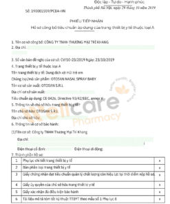 công bố sản phẩm