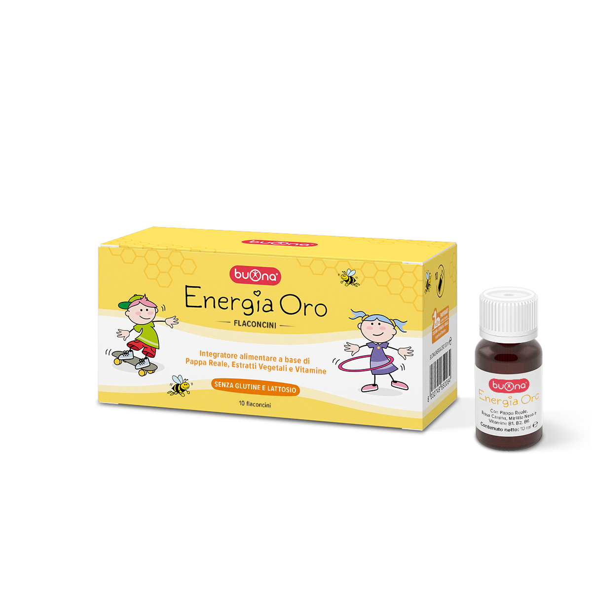 Siro ENERGIA ORO giúp trẻ ăn ngon, tăng sức đề kháng - Hộp 10 lọ