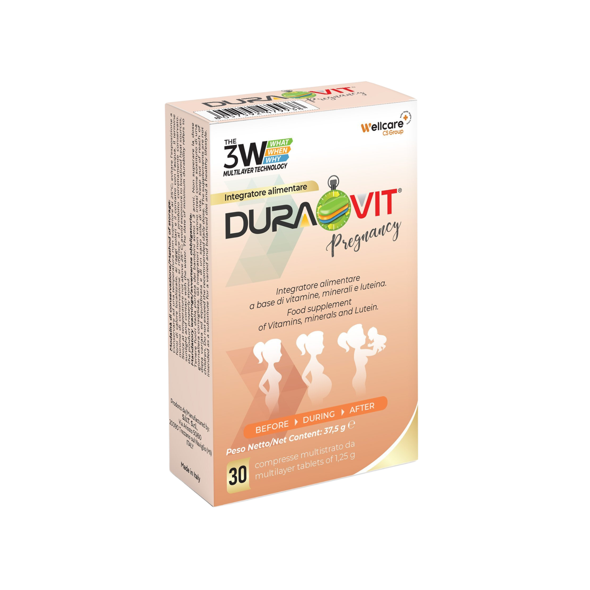 DURAVIT Pregnancy – Bổ sung dưỡng chất số 1 cho phụ nữ chuẩn bị mang thai, đang mang thai và cho con bú (Hộp 30 viên)