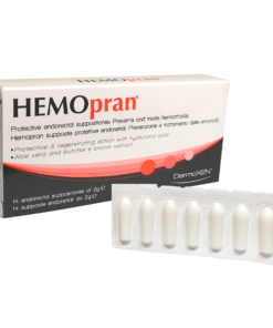 HEMOpran – Viên đặt hậu môn trực tràng hỗ trợ điều trị trĩ (Hộp 2 vỉ x 7 viên)