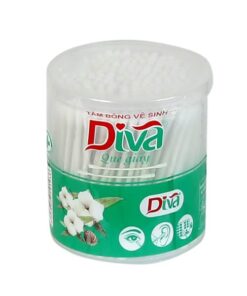 Tăm bông thân giấy Diva Baby dành cho Trẻ Sơ Sinh 200 que