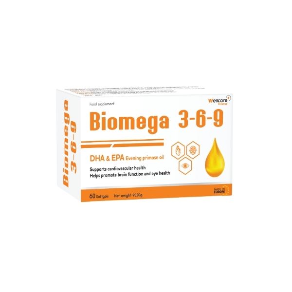 BIOMEGA 3-6-9 hỗ trợ tốt cho tim mạch, thị lực và não bộ - Hộp 60 viên