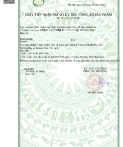 Giấy công bố sản phẩm