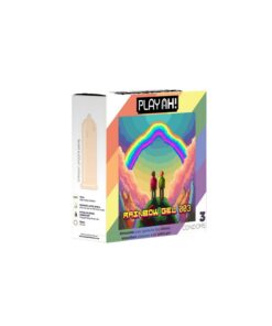 Bao Cao Su PLAYAH Thêm Gel Rainbow Gel 003 – Hộp 3 cái