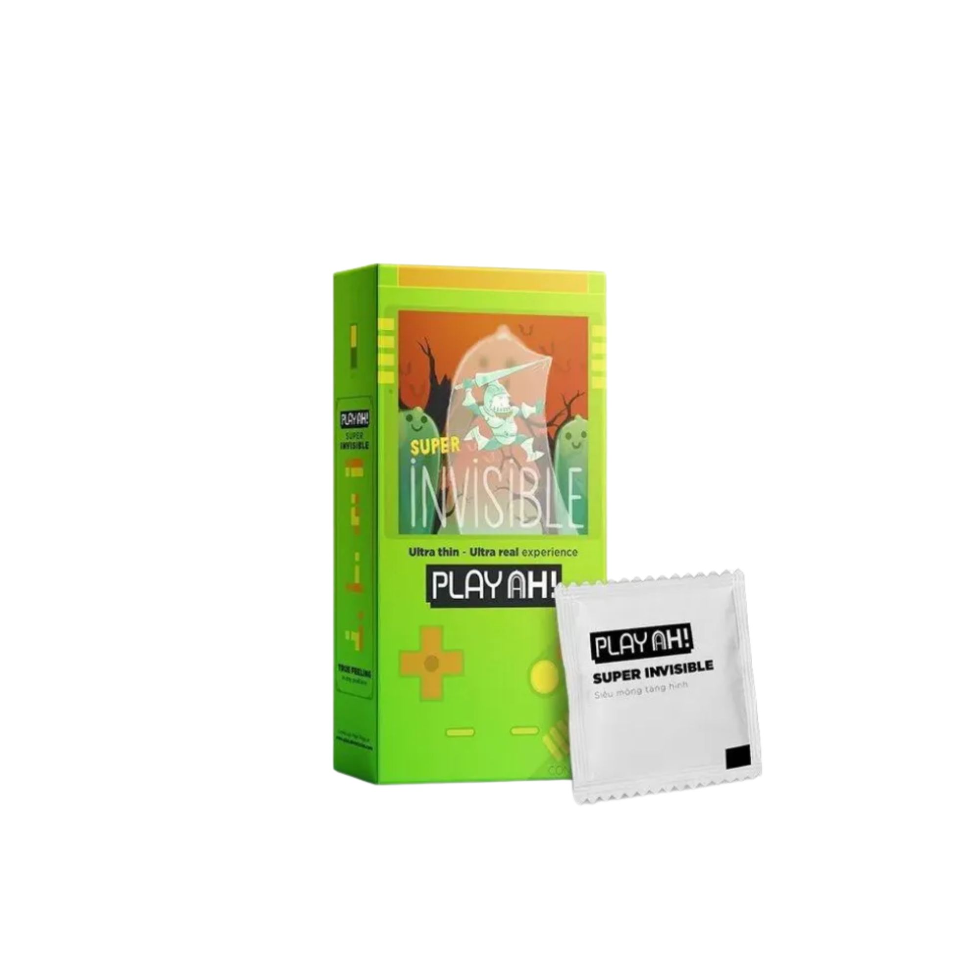 Bao cao su PLAYAH Siêu Mỏng Khổng Lồ Giant Invisible – Hộp 10 cái